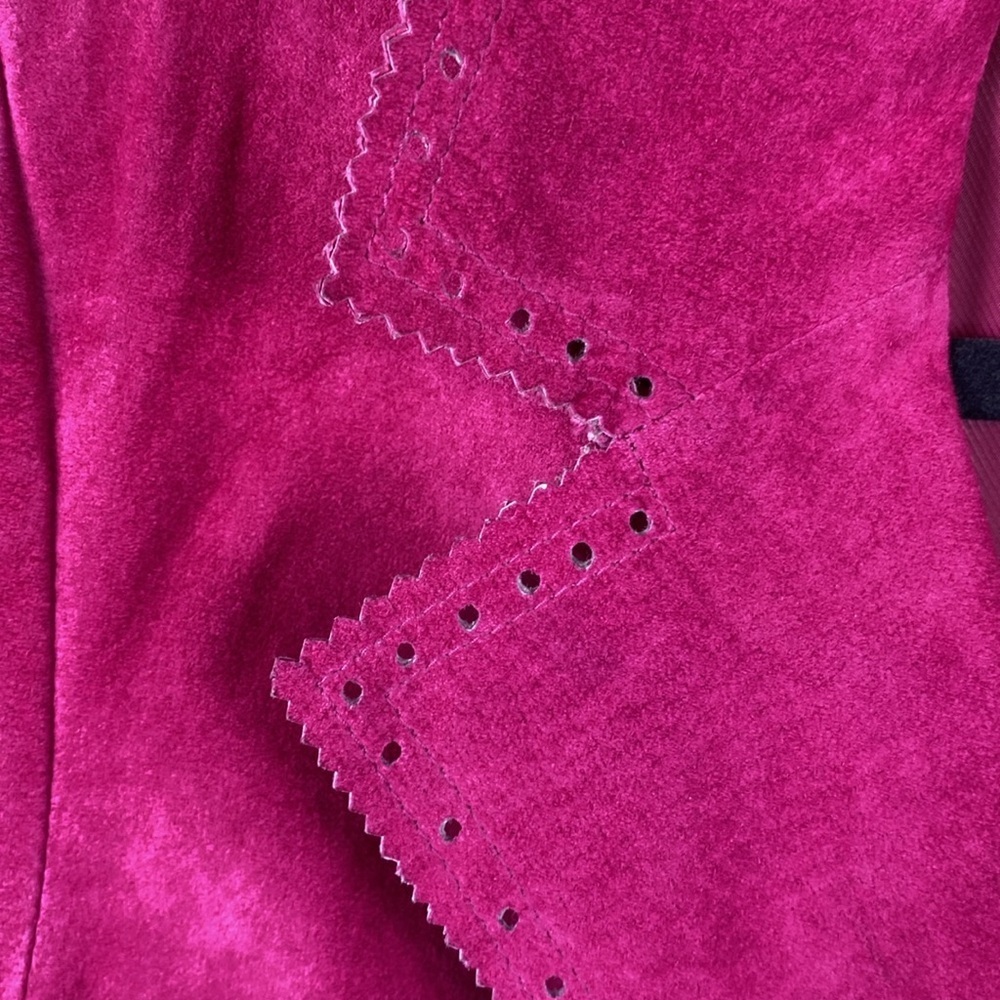April Cornell Raspberry Pink Two-Button Blazer - Picture 8 of 14